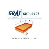 Grat 17102 Hava Filtresi Focus 98-04 Tourneo Connect 02- Transit Connect 02- 1.4 16V 1.6 16V 1.8 Tdc