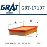 Grat 17107 Hava Filtresi Focus C-Max 1.6 Benzinli 04>-Volvo S40 V50 C30 05 07 B4164s3 B4184s10 1232494