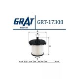 Grat 17308 Mazot Filtresi Tourneo Custom 12- Tourneo Custom 12- Transit 11- Transit V348 Transit V34