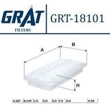 Grat 18101 | Hava Filtresi (Toyota Corolla 03-07 Avensis 03-