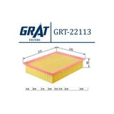 Grat 22113 Hava Filtresi Mercedes W210 95-03 E200 Komp.