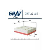 Grat 22115 Hava Filtresi Mercedes A160 A180 A200 Cdı B160 B180 B200 B220 Cdı Cla Gla 220 200 Cdı Cıt