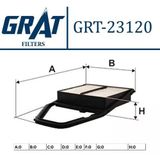 GRAT 23120 Hava Filtresi Civic 01-06 1.4 1.6 1.7 Vtec 2.0 Type-R