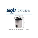Grat Yakıt Fıltresı (Mercedes Om611-612-647-668)Isıtmasız
