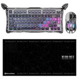 Gravastar K1 Pro Mekanik Gaming Klavye, X Kablosuz Optik Mouse ve Mousepad Oyuncu Seti, Cyberpunk