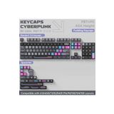 GravaStar Mekanik Oyuncu Klavyesi Tuş Takımı Seti, Mekanik Klavye ile Uyumlu Tuşlar, Cyberpunk