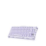 Gravastar Mercury K1 Lavender Purple İngilizce Q Rgb Kablosuz Mekanik Gaming Klavye - Mor