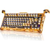Gravastar Mercury K1 Pro Rgb Kablosuz Sarı Mekanik Oyuncu Klavyesi