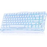 Gravastar Mercury K1 Rgb Kablosuz Mekanik Gaming Klavye, Alüminyum Çerçeveli, Ingilizce Q, Special Edition, Ice Blue - Buz Mavisi