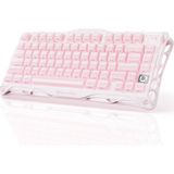 Gravastar Mercury K1 Rgb Kablosuz Mekanik Gaming Klavye, Alüminyum Çerçeveli, Ingilizce Q, Special Edition, Sakura Pink - Pembe