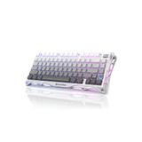 Gravastar Mercury K1 RGB Kablosuz Mekanik Gaming Klavye, İngilizce Q, Gradient White