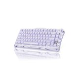 GravaStar Mercury K1 RGB Kablosuz Mekanik Gaming Klavye, İngilizce Q, Lavender Purple