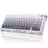 Gravastar Mercury K1 Rgb Linear Key Switch İngilizce Q Gradient White Kablosuz Gaming Klavye