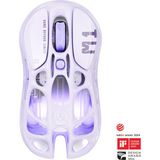 Gravastar Mercury M1 Pro Rgb 26.000 Dpı Optik Gaming Mouse, Kablosuz, Magnezyum Alaşımlı, Programlanabilir 5 Tuşlu, Lavender Purple - Mor