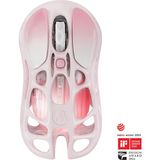 Gravastar Mercury M1 Pro Rgb 26.000 Dpı Optik Gaming Mouse, Kablosuz, Magnezyum Alaşımlı, Programlanabilir 5 Tuşlu, Sakura Pink - Pembe