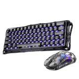GravaStar Mercury V60 Kablolu Manyetik Gaming İngilizce Q Klavye ve X Air Kablosuz Optik Mouse Seti,