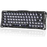 Gravastar Mercury V60 Kablolu Manyetik Switch Gaming Klavye Oyun İçin İngilizce Q - Renk - Siyah