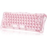 Gravastar Mercury V60 Manyetik Switch Gaming Klavye, Kablolu, Ingilizce Q, Crystal Rose - Renk