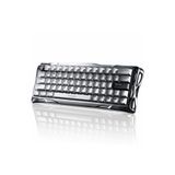 Gravastar Mercury V60 Pro HE Manyetik Switch Gaming Klavye, 8kHz, 0.125ms,Kablolu, İngilizce Q, Chrome Silver