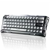 Gravastar Mercury V60 Pro Rgb Manyetik Switch İngilizce Q Chrome Silver Kablolu Gaming Klavye