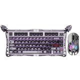 Gravastar Mercury V75 Pro Hall Effect, Rapid Trigger 8.000 Hz Kablolu Manyetik Klavye + Xpro 32.000 Dpı Rgb Kablosuz Mouse Oyuncu Seti, Mor