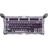 Gravastar Mercury V75 Pro He Hall Effect Manyetik Switch Gaming Klavye, Hot-Swappable, Rapid Trigger, 8000Hz, 0.125MS Ultra Düşük Gecikme, Kablolu, Rgb Işıklı, Ingilizce Q, Iron Purple - Renk - Açık Mor