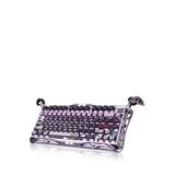 Gravastar Mercury V75 Pro He He Iron Purple Rgb İngilizce Q Kablolu Manyetik Switch Gaming Klavye - Mor