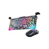 Gravastar Mercury V75 Pro Rapid Trig 8KHz Kablolu Manyetik Klavye XPro 32K DPI Kablosuz Mouse Oyuncu Set, Neon