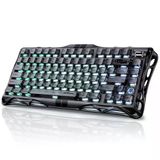Gravastar Mercury V75 Rgb Manyetik Switch İngilizce Q Stealth Black Kablolu Gaming Klavye