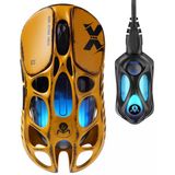 Gravastar Mercury Xpro Rgb 32000 Dpı 8000Hz Dongle Battle Worn-Yellow Kablosuz Gaming Mouse