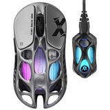 Gravastar Mercury Xpro Rgb 32000 Dpı 8000Hz Dongle Interstellar Silver Kablosuz Gaming Mouse