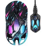 Gravastar Mercury Xpro Rgb 32000 Dpı 8000Hz Dongle Neon Graffiti Kablosuz Gaming Mouse