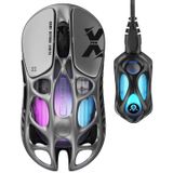GravaStar Mercury XPro RGB 32K DPI Optik Gaming Mouse+8K Dongle, Kablosuz, Magnezyum Alaşımlı, Progr
