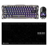 Gravastar V60 Pro Manyetik Kablolu Gaming Klavye, XPro Kablosuz Optik Mouse ve Mousepad Oyuncu Seti,