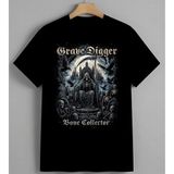Grave Stagger Bone Collector Syh Unisex Erkek Kadın Oversize Tişört Siyah