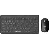 Gravion KM-BT37 Kablosuz Klavye Mouse Seti, Bluetooth + USB Dongle 2.4G, 78 Tuş Kompakt, Türkçe Q, PC TV Laptop Tablet Telefon Uyumlu, Siyah
