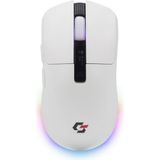 Gravion Sharper Rgb Işıklı Kablosuz Gaming Mouse 12000 Dpı, Ultra Hafif, Bluetooth + 2.4g + Kablolu, Sessiz Tıklama - Beyaz