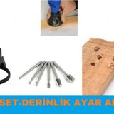 Gravür Cihazı Freze Seti+Kanal Açma Sabitleme Aparatı