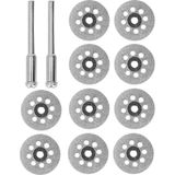 Gravür Makinesi Için Turbo Elmas Mini Daire Testere Bıçak Takımı Cam Metal Mermer Ahşap Kesme Diski