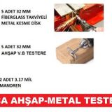 Gravür Testere 5 Adet 32Mm Ahşap+5 Adet Metal Kesme