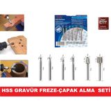 Gravür V.B Freze Seti Oyma -Kanal Açma -Çapak Temizleme