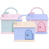 Gray Line Gry Kilitli Plastik Ev Kumbara Nel1 - BELİRTİLMEMİŞ