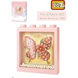 Gray Line Gry LZ-1960 Nessiworld Pembe Kelebek Çerçeve 822 Parça Block Oyuncak Nel1 - BELİRTİLMEMİŞ