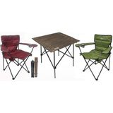Gray Wolf GW2B Bardaklı Kamp Sandalye ve Kamp Masası 3 Lü Set