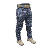 GRAY WOLF Kargo Pantolon Graywolf Softshell Mavi Kamuflaj