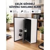 GRAYLINE Anahtarlı Gizli Kitap Kasa – Metal Iç Yapı, Kamuflajlı Sözlük Tasarım - Çok Renkli