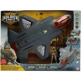 GRAYLINE Line Sesli ve Işıklı Soldier Force Air Hawk Attack Oyun Seti 99856641 - BELİRTİLMEMİŞ