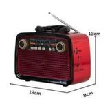 GRAYLINE Müzik Kutusu Bluetooth Bağlantılı El Fenerli Nostaljik Tasarım Radyo - Çok Renkli