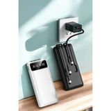 GRAYLINE Powerbank 20.000 Mah Dijital Göstergeli LCD Ekran Uzun Pil Ömrü Yeni Nesil - Çok Renkli