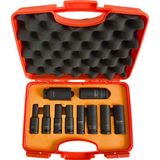 Grayzer Rico 007-RC2325 1/2 Havalı Derin Lokma Takımı 6 Köşe 10 Parça